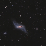 NGC660 LRGB L400min R130min G120min B220min