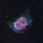 M27 Dumbell Nebula BiColor Ha340min  OIII240min