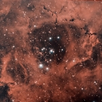 NGC2237 Rosette Nebula Ha Sync OIII