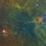 IC417 Spider and Fly Ha OIII SII