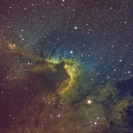 Sh2-155 Cave Nebula Ha OIII SII