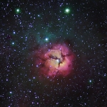 M20 Trifiad Nebula Ha OIII SII