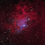 IC405 Flaming Star Nebula HaRGB  Ha=4.5hrs  R=1hr  G=1hr  B=4hrs   Total Image time 10.5hrs  