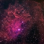 IC405 Flaming Star Nebula HaGB