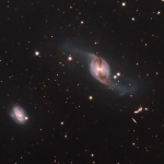 NGC3718/NGC3729/ARP322  LRGB  L=4Hrs  R=2Hrs  G=2Hrs  B=2Hrs  Scope TMB 130mm CCD Apogee U8300