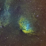 SH2-1o1  Tulip Nebula  Hubble Palete  Ha 7.6hrs  OIII 4hrs  SII 4.3hrs  Total 15.9hrs  