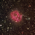 IC5146 Cocoon Nebula HaRGB  Ha =120min R =60min each  G=60min  B=60min 