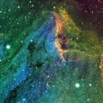 NGC 5070 Pelican Nebula   Hubble Pallet  Ha 8Hrs  OIII 4Hrs  SII 4Hrs  